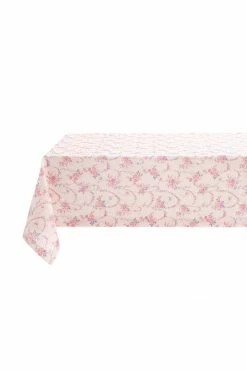 LoveShackFancy Linen Tablecloth Tablescape