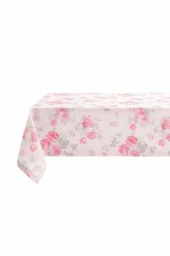 LoveShackFancy Linen Tablecloth Tablescape