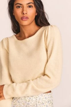 LoveShackFancy Lune Crop Pullover Sweaters & Knits