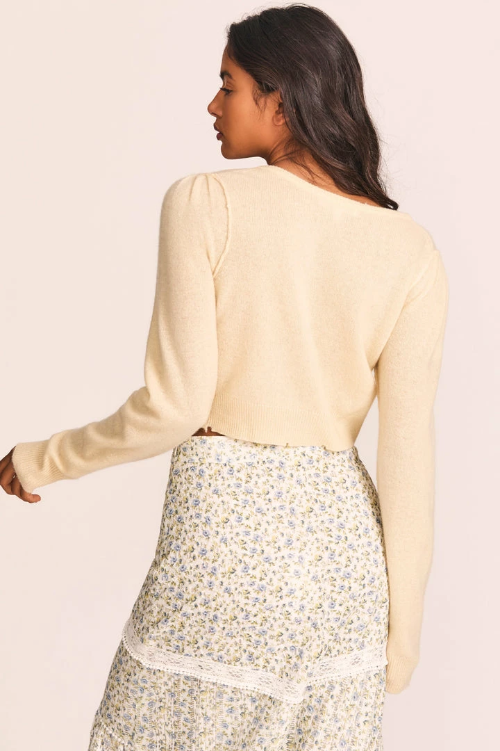 LoveShackFancy Lune Crop Pullover Sweaters & Knits