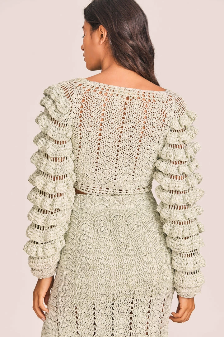 LoveShackFancy Junice Crop Cardigan Creative Directors Picks