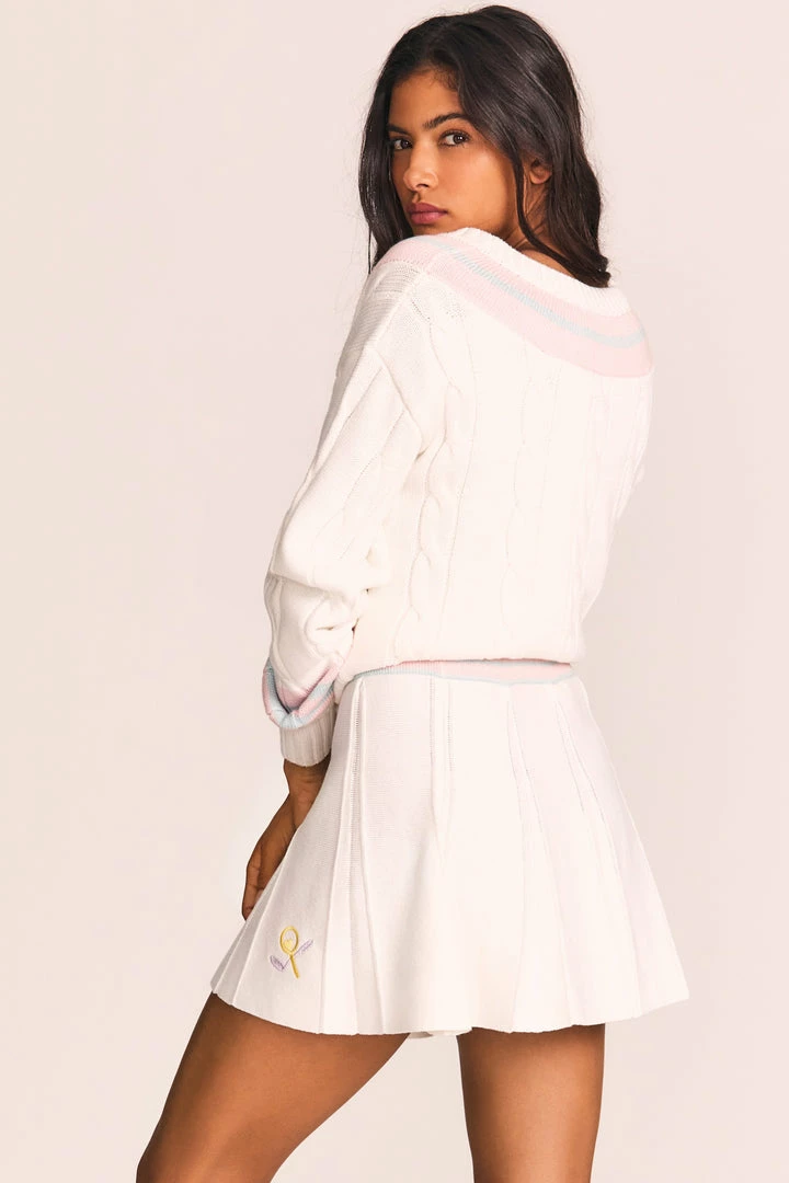 LoveShackFancy New Arrivals Roz Mini Skirt