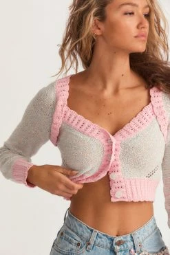 LSF Tops Geneve Crop Cardigan