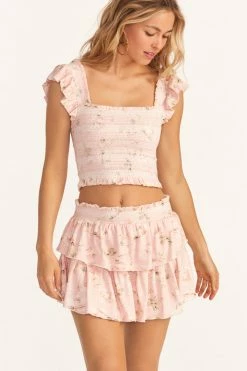 LSF Skirts Ruffle Mini Skirt