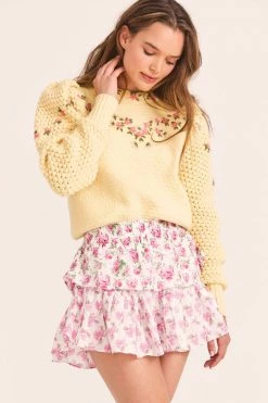 LoveShackFancy X American Girl Ruffle Mini Skirt