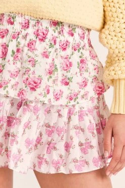 LoveShackFancy X American Girl Ruffle Mini Skirt