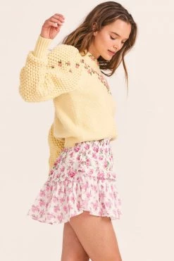 LoveShackFancy X American Girl Ruffle Mini Skirt