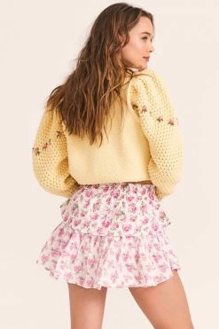 LoveShackFancy X American Girl Ruffle Mini Skirt