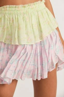 LSF Skirts Ruffle Mini Skirt