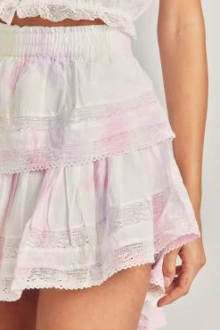 LoveShackFancy Ruffle Mini Skirt