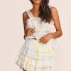 LoveShackFancy Ruffle Mini Skirt
