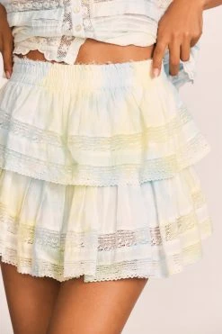 LoveShackFancy Ruffle Mini Skirt