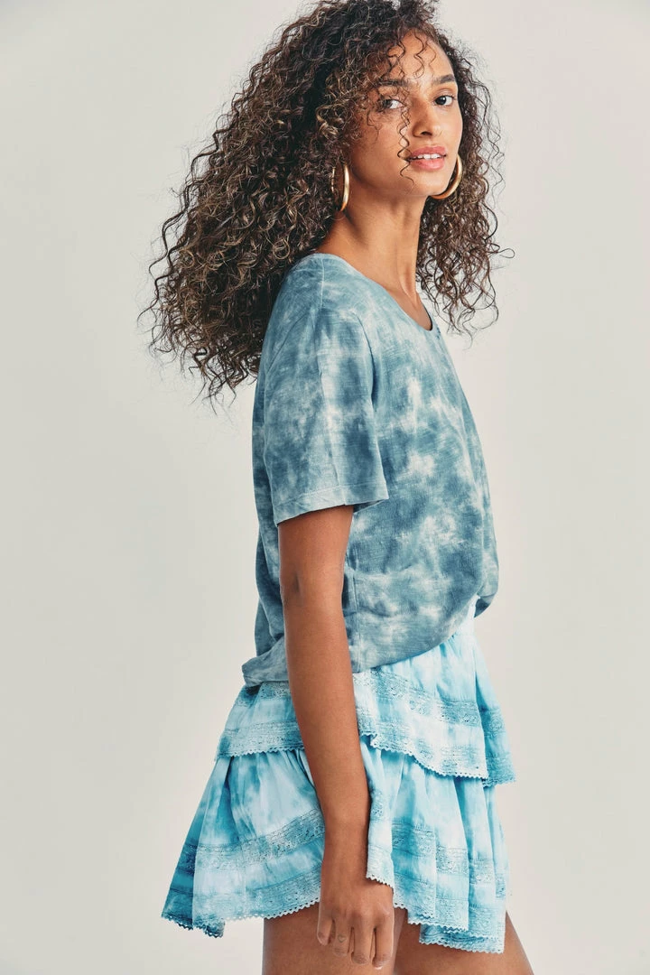 LoveShackFancy Skirts Ruffle Mini Skirt