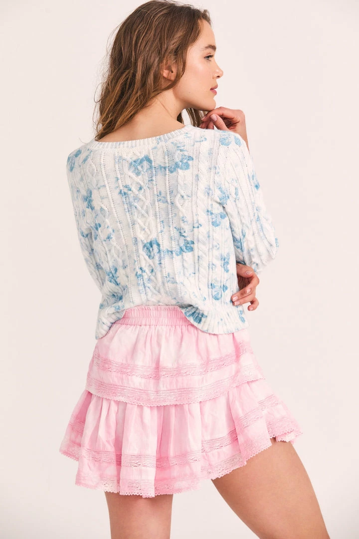 LoveShackFancy Skirts Ruffle Mini Skirt