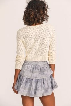 LoveShackFancy Skirts Ruffle Mini Skirt