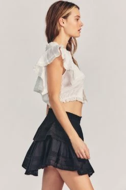 LoveShackFancy Ruffle Mini Skirt