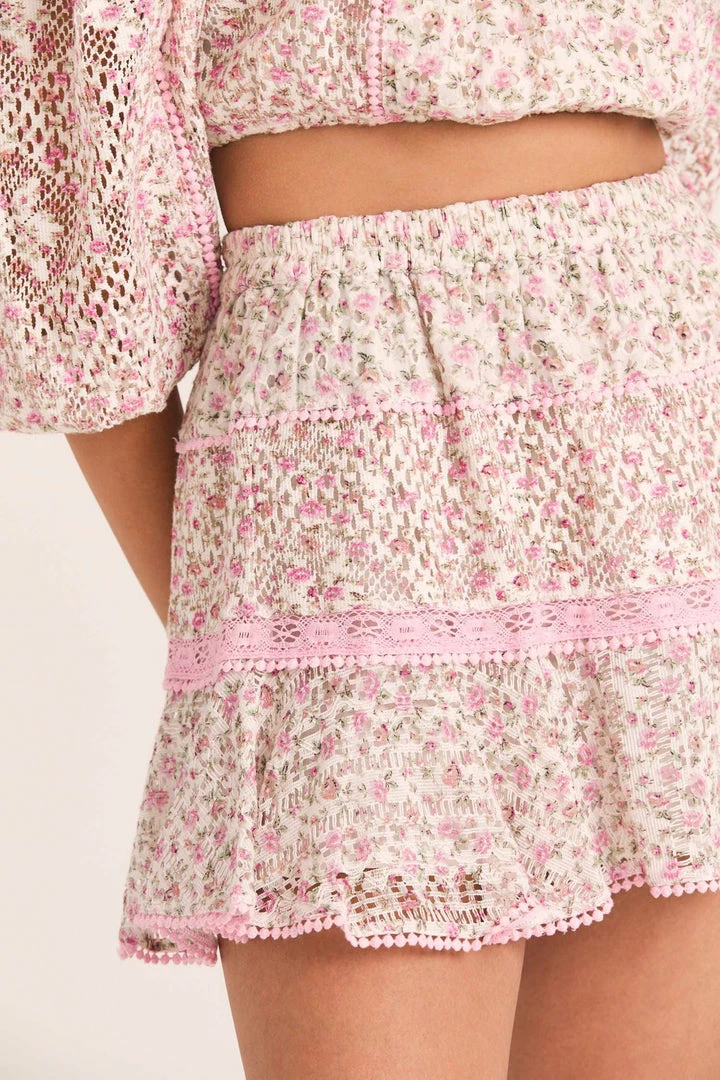 LoveShackFancy Creative Directors Picks Diamond Mini Skirt