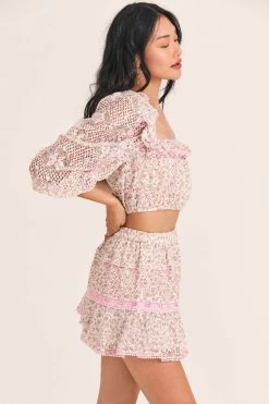 LoveShackFancy Creative Directors Picks Diamond Mini Skirt