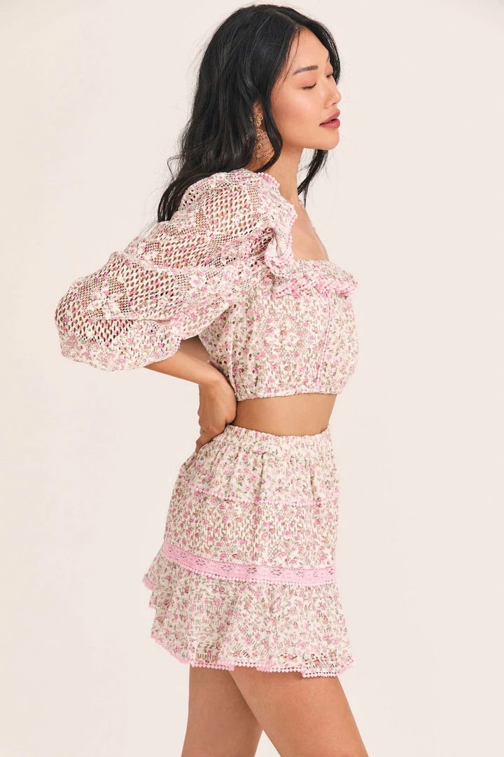 LoveShackFancy Creative Directors Picks Diamond Mini Skirt