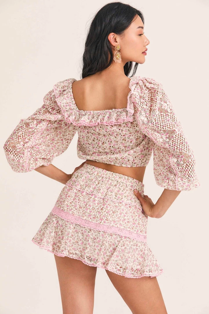 LoveShackFancy Creative Directors Picks Diamond Mini Skirt