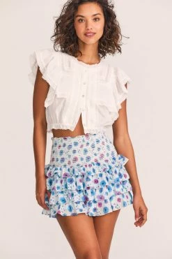 LoveShackFancy Yorkie Mini Skirt Skirts