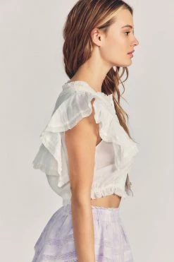 LoveShackFancy Nora Top Tops