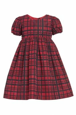 LoveShackFancy Girls Plaid Holly Dress Little Girls