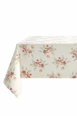 LoveShackFancy Linen Tablecloth Tablescape