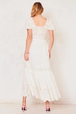 LoveShackFancy Norma Midi Dress