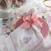 LoveShackFancy Tablescape Linen Napkin Set - PINK MINT