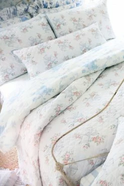 LoveShackFancy Rosa Beaux Quilt & Sham Set