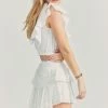 LoveShackFancy Skirts Ruffle Mini Skirt