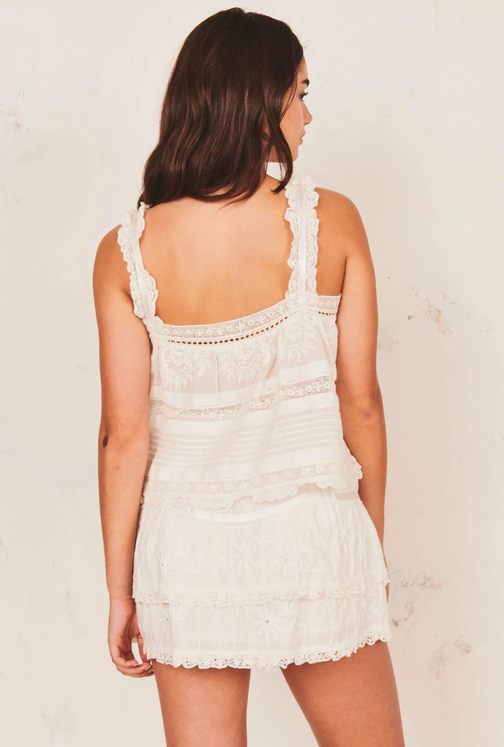 LoveShackFancy Sully Top Tops